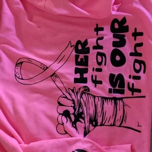 Her fight is our fight breast cancer shirt